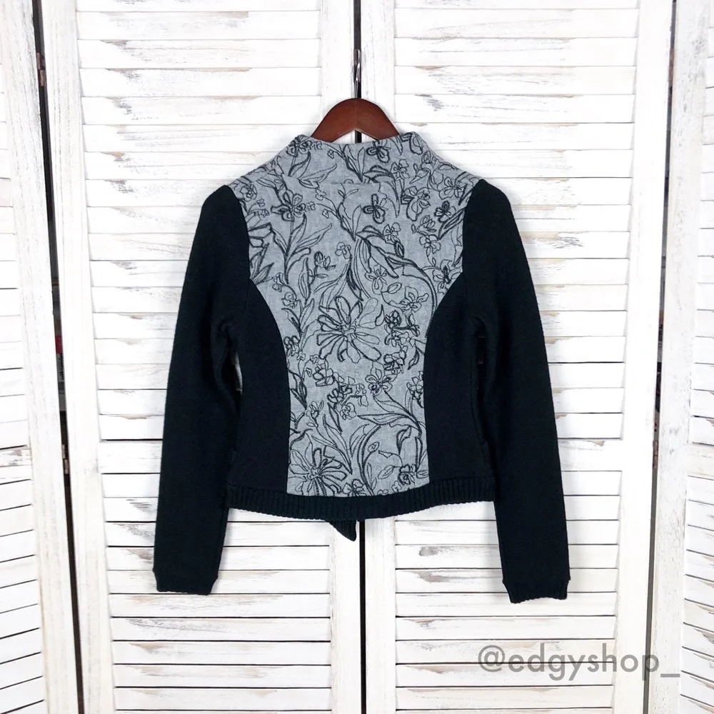 Anthropologie | Knitted & Knotted Bomber Jacket - Picture 3 of 8
